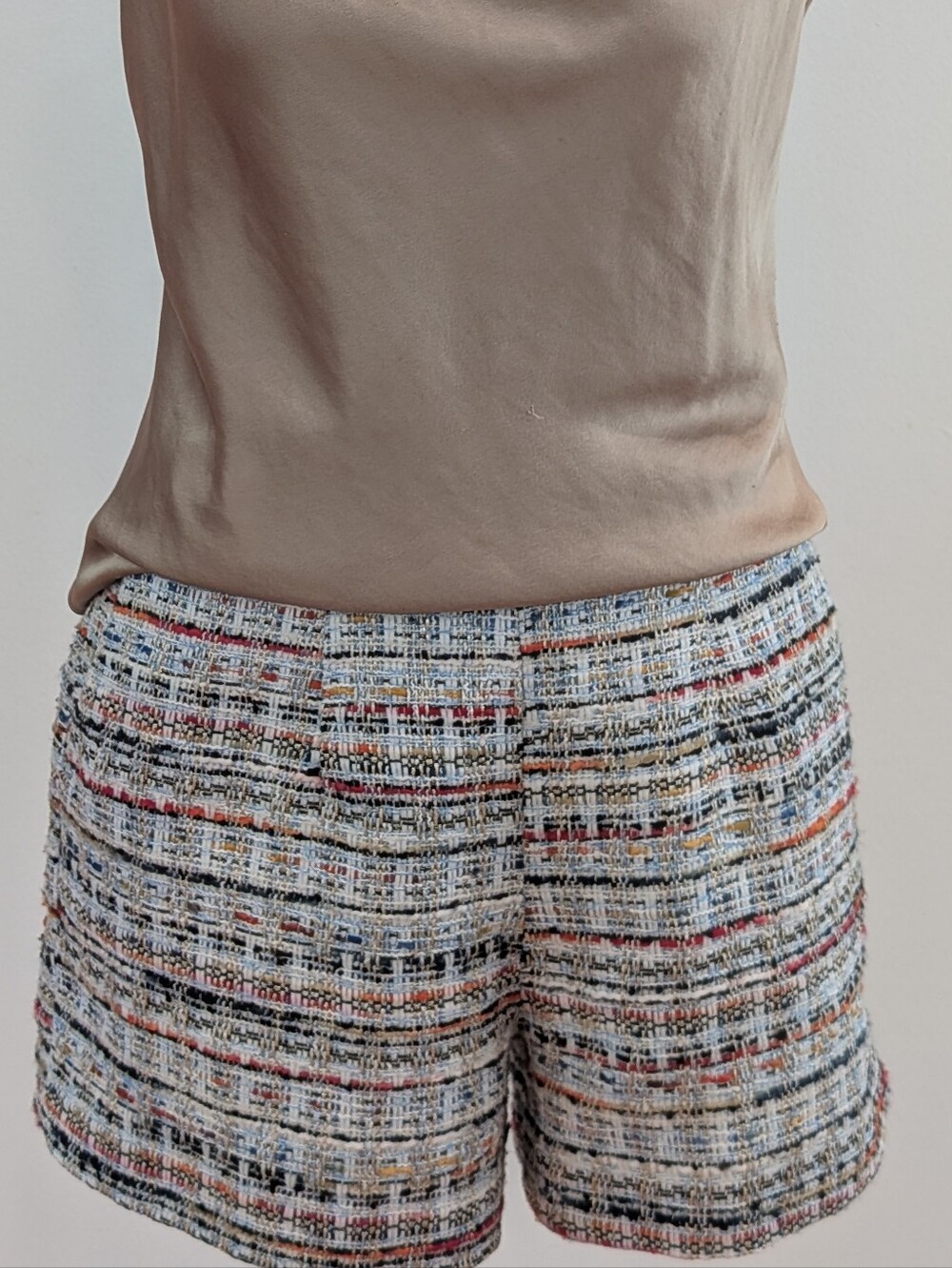 L'AGENCE Multicolor Tweed Women’s Shorts